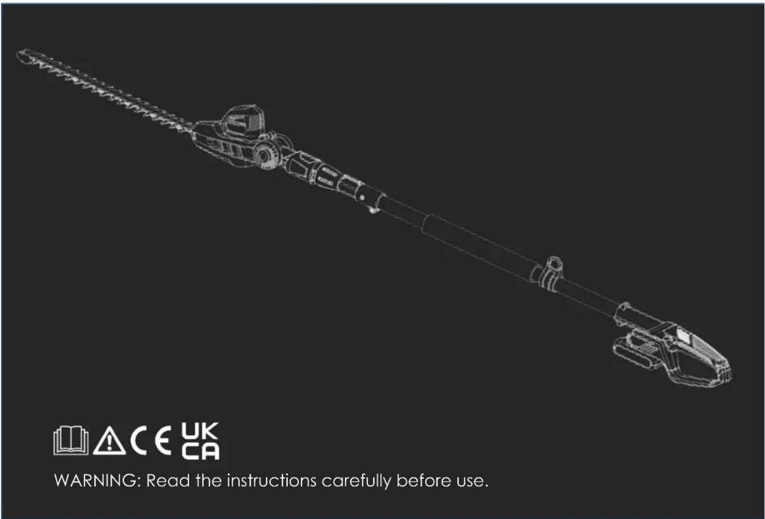 WARNING: Read the instructions carefully before use.