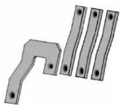 HAGER JN212B - JN2 4 Pole MCCB/MCS incomer kit - 1