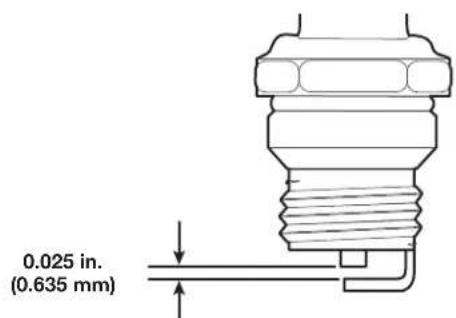 0.025 in. (0.635 mm)