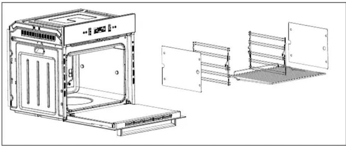 Caple C2362 - SIDE RACKS AND CATALYTIC LINERS - 2