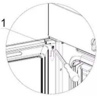 Caple C2220 - REMOVING AND REVERSING THE OVEN DOOR - 2