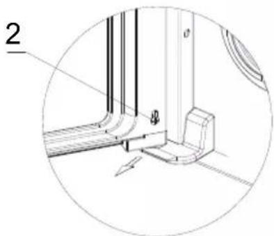 Caple C2220 - REMOVING AND REVERSING THE OVEN DOOR - 3