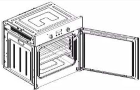 Caple C2220 - REMOVING AND REVERSING THE OVEN DOOR - 9