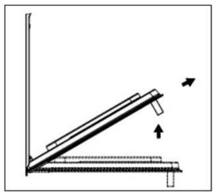 Caple C2234BK - REMOVING THE OVEN DOOR - 2