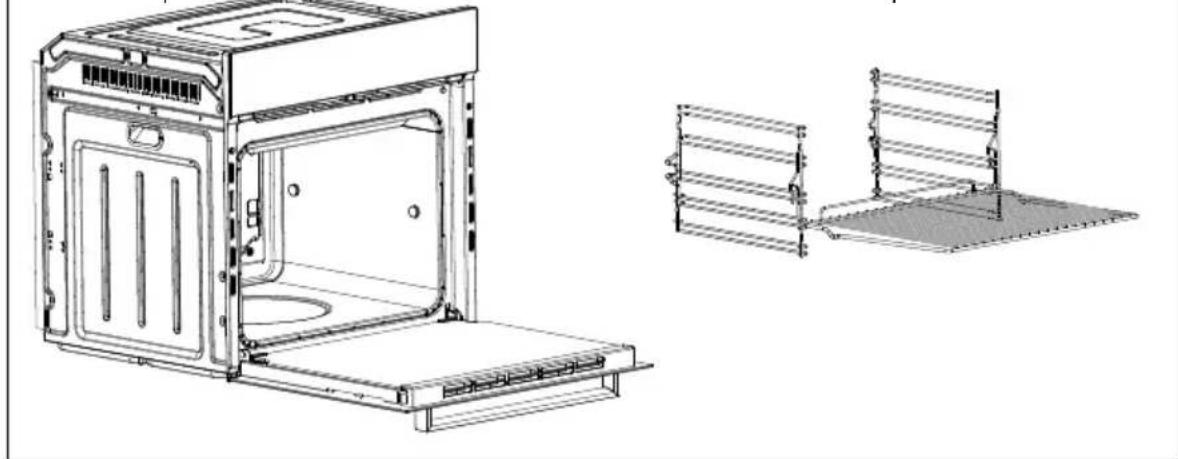 Caple C2234BK - SIDE RACKS - 1
