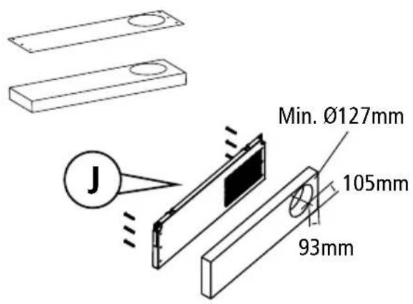 Min. Ø127mm 105mm 93mm
