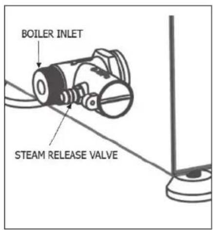 BOILER INLET STEAM RELEASE VALVE