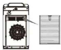 Heinner HPA-318WIFI - Montați filtrul și panoul frontal - 1