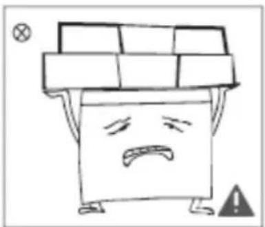 Cartoon character with a sad expression, surrounded by blocks and an exclamation mark (no text or symbols)