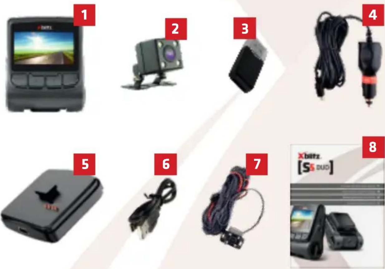 Xblitz S5 Duo - ZAWARTOŚĆ ZESTAWU - 1