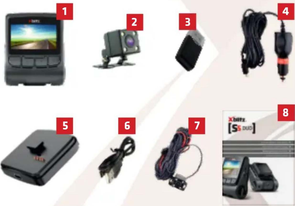 Xblitz S5 Duo - PACKAGE CONTENTS - 1