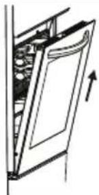 ASPES AHE1110B - Extracción de la puerta del horno - 3