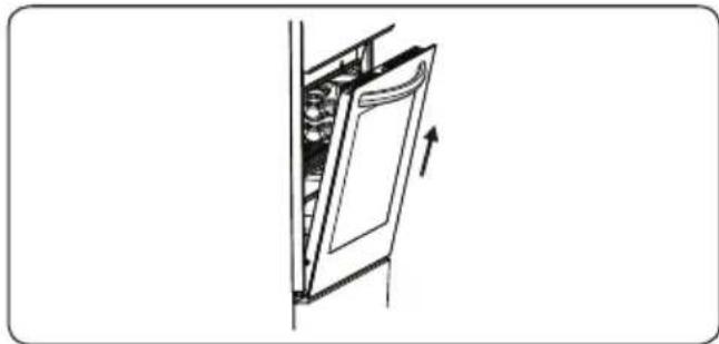 ASPES AHE1100X - Removal of the Oven Door - 3