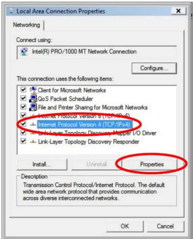 Local Area Connection Properties Networking Connect using: Intel(R) PRO/1000 MT Network Connection Configure... This connection uses the following items: Client for Microsoft Networks QoS Packet Scheduler File and Printer Sharing for Microsoft Networks Internet Protocol Version 6 (TCP/IPv6) Internet Protocol Version 4 (TCP/IPv4) Link-Layer Topology Discovery Mapper I/O Driver Link-Layer Topology Discovery Responder Install... Uninstall Properties Description Transmission Control Protocol/Internet Protocol. The default wide area network protocol that provides communication across diverse interconnected networks. OK Cancel