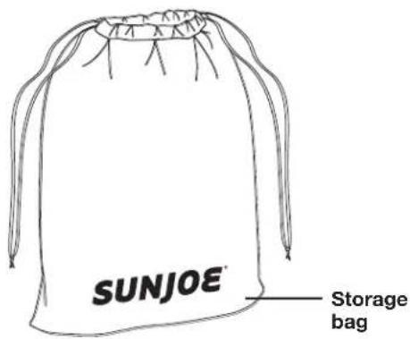 SUNJOE Storage bag