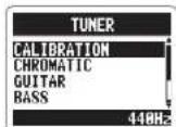 ZOOM APH-2n - Using the tuner - 9