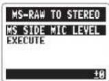 ZOOM APH-2n - Converting MS-RAW fi les into stereo fi les - 9