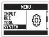 ZOOM APH-2n - Setting the battery type - 1