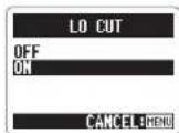 ZOOM APH-2n - Reducing noise (LO CUT) - 6