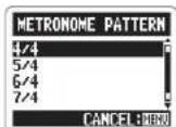 ZOOM APH-2n - Using the metronome - 9