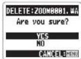 ZOOM APH-2n - Deleting fi les - 6