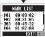 ZOOM APH-2n - Checking track marks WAV fi les only - 5
