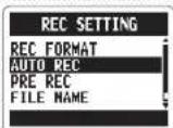 ZOOM APH-2n - Changing automatic recording settings - 26