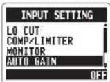 ZOOM APH-2n - Automatically adjusting the input gain - 4