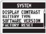 ZOOM APH-2n - Restoring the unit to its factory settings - 4