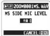 ZOOM APH-2n - Changing the S level MS-RAW only - 4