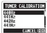 ZOOM APH-2n - Using the tuner - 12