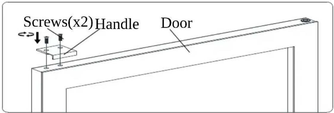 Screws(x2)Handle Door