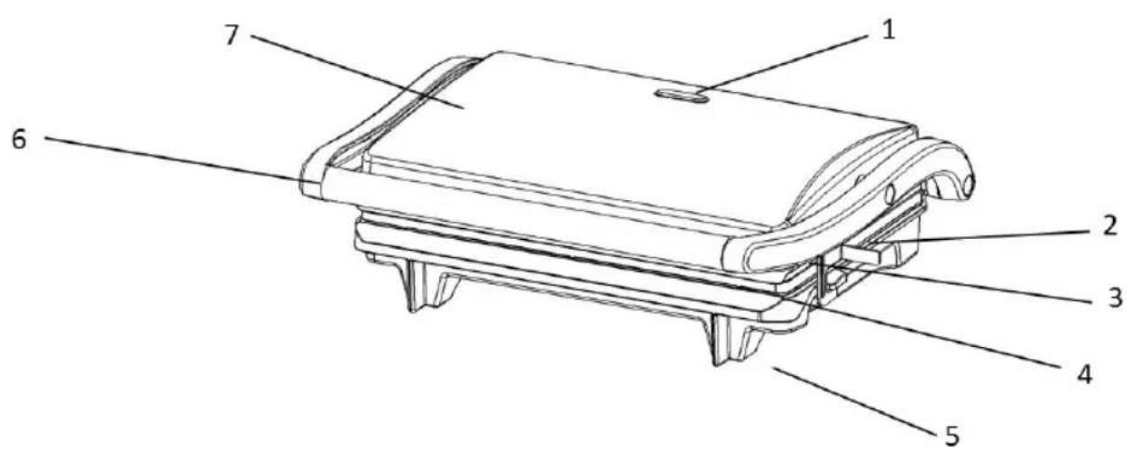 Izzy SW-123G - Μέρη της Συσκευής - 1