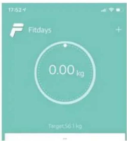 17:52 Fitdays 0.00 kg Target:56.1 kg