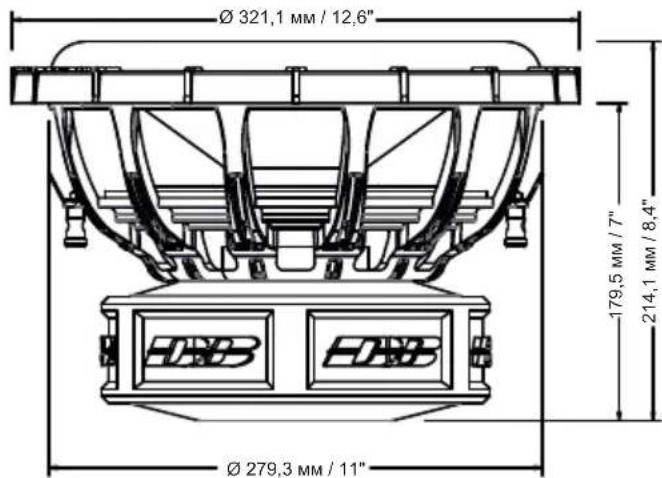 Ø 321,1 MM / 12,6" Ø 279,3 MM / 11" 179,5 MM / 7" 214,1 MM / 8,4"