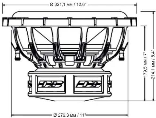 Ø 321,1 MM / 12,6" Ø 279,3 MM / 11" 179,5 MM / 7" 214,1 MM / 8,4"