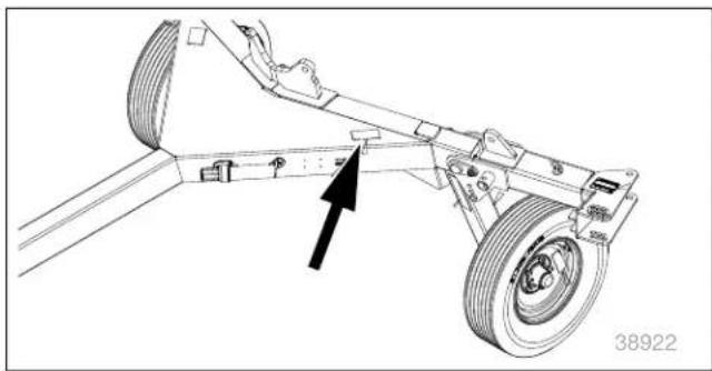 KUBOTA RA108CR - Warning: Pinch Point Hazard 818-589C - 4