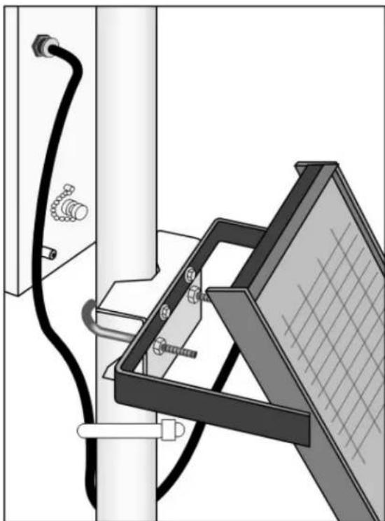 RAIN BIRD WS-PRO2 - Solar panel installation - 1