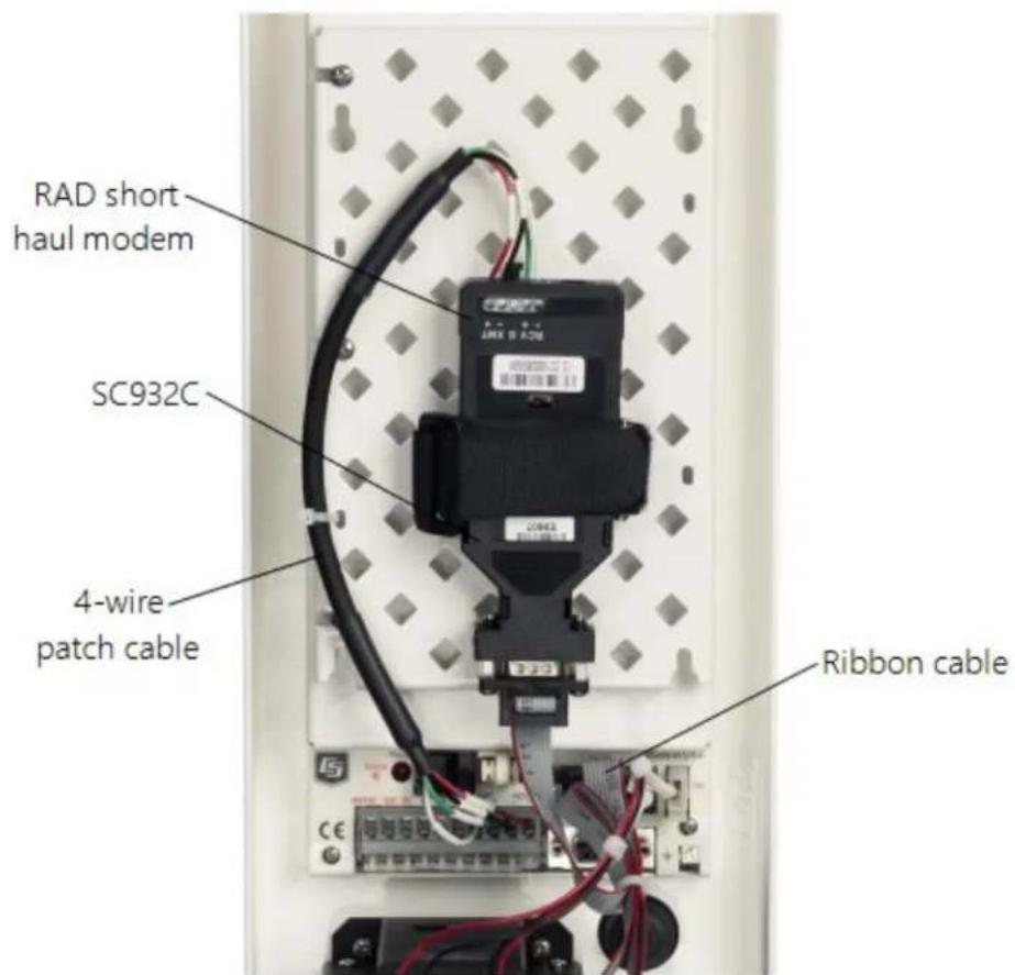 RAD short haul modem SC932C 4-wire patch cable Ribbon cable