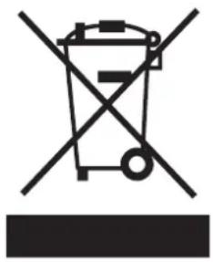 Prohibition sign showing a trash bin crossed with a crossed-out line, indicating no waste or disposal.