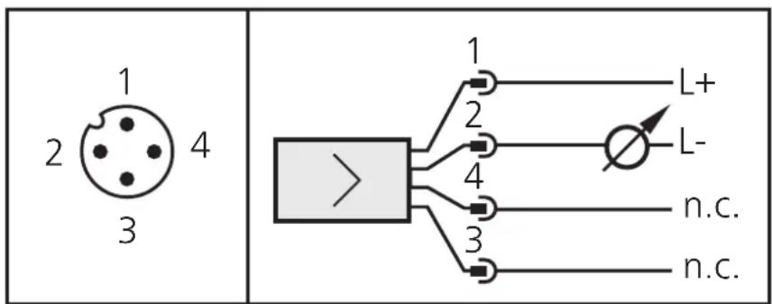 1 2 4 3 L+ L- n.c. n.c.