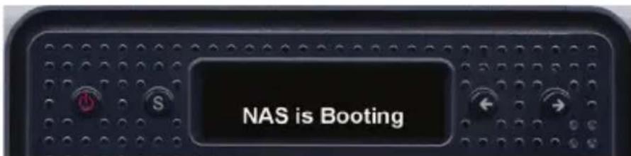 NAS is Booting