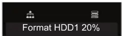 Format HDD1 20%