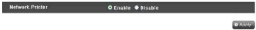 Network Printer Enable Disable Apply