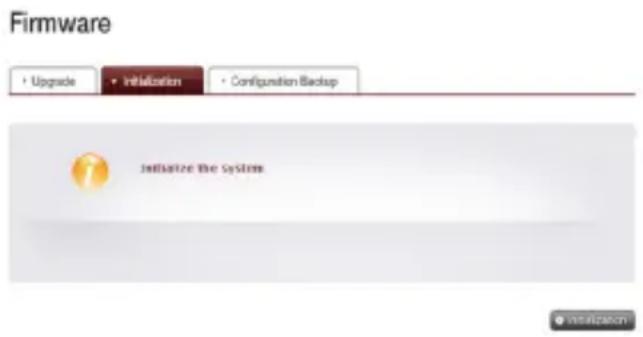 Firmware + Upgrade - Initialization - Configuration Backup Initialize the System + Implementation