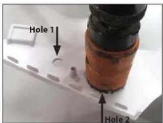 Hole 1 Hole 2
