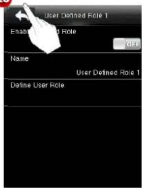 User Defined Role 1 Enabled Role Name User Defined Role 1 Define User Role