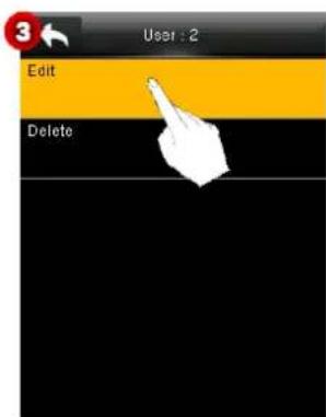 User : 2 Edit Delete