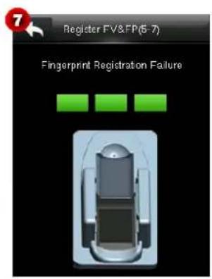 Register FV&FP(5-7) Fingerprint Registration Failure
