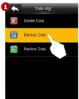 Data Mgt Delete Data Backup Data Restore Data
